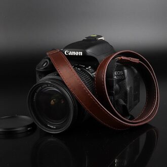 Pu Lederen Camera Strap Schouder Nek Riem Voor Canon Powershot G1X G1 X Mark Iii Ii SX60 SX540 Hs G5X g3X G7X G9X Ii G7XII SX50 koffie