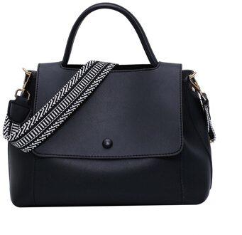 Pu Lederen Handtas Schoudertassen Grote Capaciteit Casual Tote Boodschappentas Vrouwen Handtas Portemonnees En Handtassen zwart