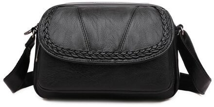 Pu Lederen Portemonnees En Handtassen Schoudertas Casual Cross Body Bags Voor Vrouwen Little Bag Sac Een belangrijkste Tassen stijl 2