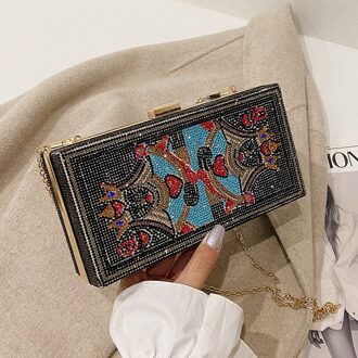 Pu Lederen Portemonnees En Handtassen Voor Vrouwen Luxe Mode Meisjes Vrouwelijke Shopper Casual Diamanten Ketting Portefeuilles fangpaiQhei