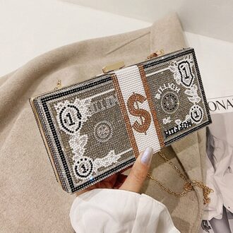 Pu Lederen Portemonnees En Handtassen Voor Vrouwen Luxe Mode Meisjes Vrouwelijke Shopper Casual Diamanten Ketting Portefeuilles huise