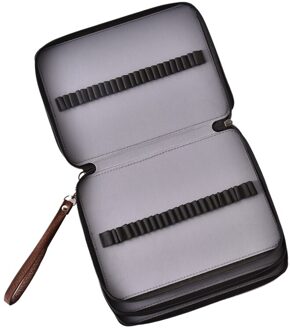 Pu Lederen School Etui 184 Gaten Grote Capaciteit Gekleurde Potlood Tas Doos Multi-Functionele Pencilcase Voor Kunst Levert OSS15875CE