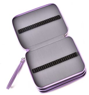 Pu Lederen School Etui 184 Gaten Grote Capaciteit Gekleurde Potlood Tas Doos Multi-Functionele Pencilcase Voor Kunst Levert OSS15875PP