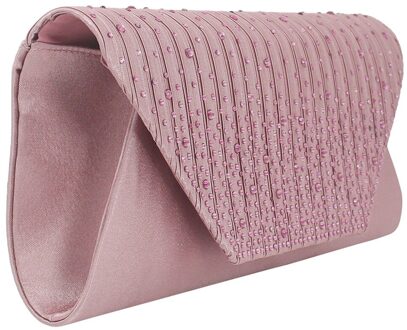 Pu Leer Vrouwen Schoudertas Vrouwelijke Portemonnee Diamanten Handtassen Meisje Mini Crossbody Tas Vintage Kleine Mini Flap Bolsos watermeloen rood