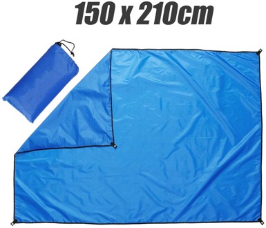 PU3000 vochtbestendige Mat/Tent Strand Zon Onderdak Tarp Waterdichte Tent Schaduw Ultralight UV Tuin Luifel Luifel Zonnescherm outdoor 1.5x2.1m koninklijk blauw