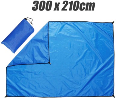 PU3000 vochtbestendige Mat/Tent Strand Zon Onderdak Tarp Waterdichte Tent Schaduw Ultralight UV Tuin Luifel Luifel Zonnescherm outdoor 2.1x3m koninklijk blauw