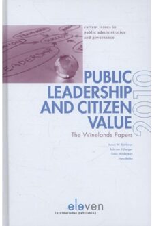 Public leadership and citizen value - Boek Boom uitgevers Den Haag (9490947369)