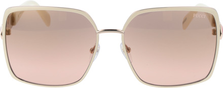 Pucci Zonnebril EP0169 24G 60 Crème - One Size