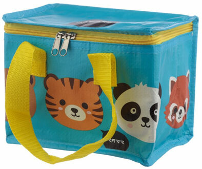 Puckator Kleine lunch koeltas Adoramals print 16 x 21 x 14 - 4,7 liter - Koeltas Multikleur