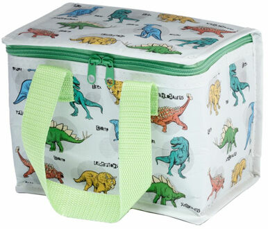 Puckator Kleine lunch koeltas - Dinosaurus print - 21 x 16 x 14 cm - 4,7 liter