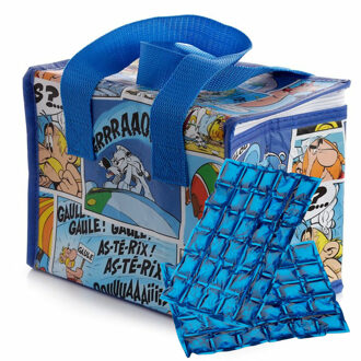 Puckator Kleine lunch koeltas met 2x flexibel koelelement - Asterix print - 4,4 liter - Koeltas Multikleur