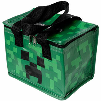 Puckator Kleine lunch koeltas - Minecraft print - 21 x 15 x 14 cm - 4,4 liter - Koeltas Multikleur