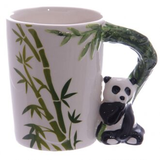 Puckator Koffiemok panda beer - met ornament - 280 ML - drinkbeker - dieren thema