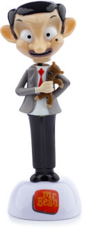 Puckator Solar bewegend figuur - Mister Bean - kunststof - 12 cm - cadeau - gadget - met Teddy