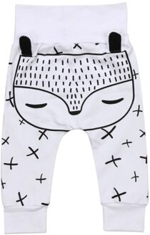 Pudcoco Baby Kids Jongens Meisjes Cartoon Vos Harembroek Peuter Cross Bottom Broek Leggings 1 STKS Warm 0-24 M 12m