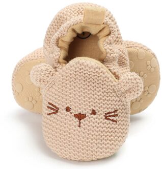 Pudcoco Schoenen ALLE Voor Baby Peuter Babys Meisjes Booties Kids Laarzen Rubber Winter Soft Sole Crib Schoenen 0- 18 maanden Bruin / 11