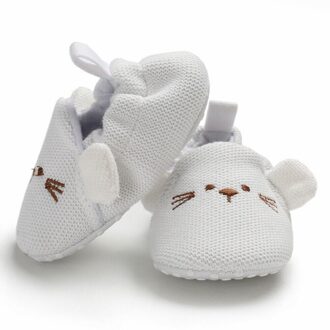 Pudcoco Schoenen ALLE Voor Baby Peuter Babys Meisjes Booties Kids Laarzen Rubber Winter Soft Sole Crib Schoenen 0- 18 maanden wit / 12