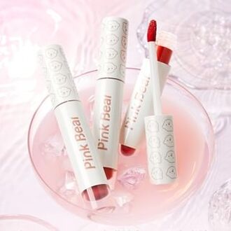 Pudding Mirror Lip Tint - 2 Colors #L340 Ice Red Bean Paste - 2.5g