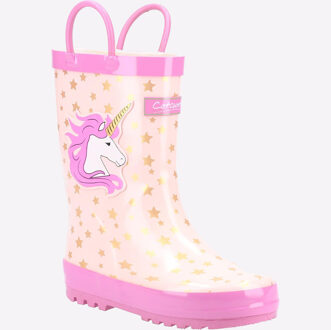 Puddle Rubberen Eenhoorn Regenlaarzen Roze - EU 27 / UK 9