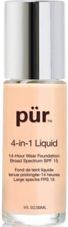 PÜR 4-in-1 Liquid Foundation - Golden Medium