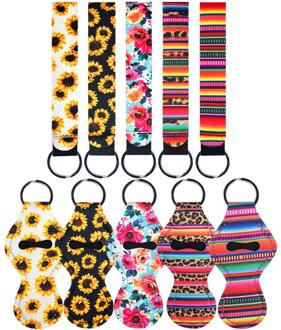 Puezokly 30Ml Handdesinfecterend Sleutelhanger Houder Reizen Fles Hervulbare Containers Flip Cap Herbruikbare Flessen Met Sleutelhanger Carrier B 5reeks