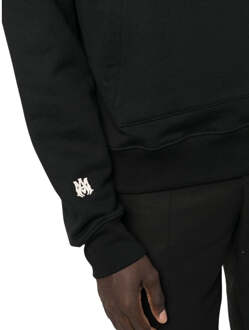 Puff-logo zwarte hoodie
