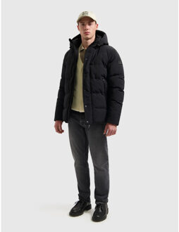 Puffer jacket Zwart - M