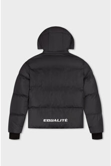 Puffer jacket Zwart - S