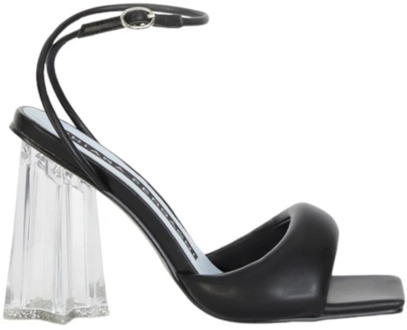 Puffy Black High Heel Sandals Chiara Ferragni Collection , Black , Dames - 40 Eu,41 Eu,37 Eu,38 Eu,36 Eu,39 EU