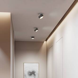 Puk! 120 Move LED spot lens mat bruin/chroom donkerbruin, chroom