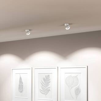 Puk! 80 Move LED spot lens mat mat wit/chroom mat wit, chroom