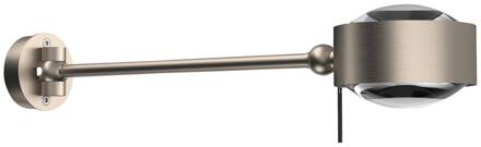 Puk Maxx Hotel G9, 30cm, heldere glazen, mat nikkel mat nikkel, helder