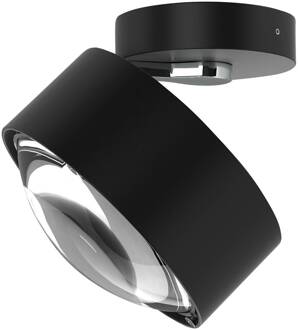 Puk Maxx Move LED spot, heldere lens, mat zwart matzwart, chroom, transparant