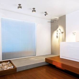 Puk Maxx Turn plafondlamp, chroom