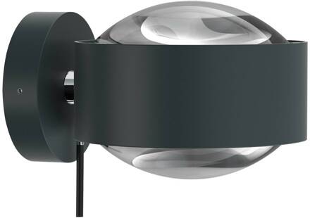 Puk Maxx Wall+, G9, heldere glazen, antraciet/chroom antraciet mat, chroom, helder