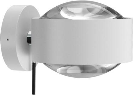 Puk Maxx Wall+, G9, heldere lenzen, wit mat/chroom wit mat, chroom, helder