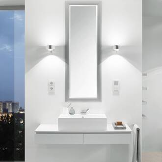 Puk Maxx Wall+ LED, heldere lenzen, chroom chroom, helder