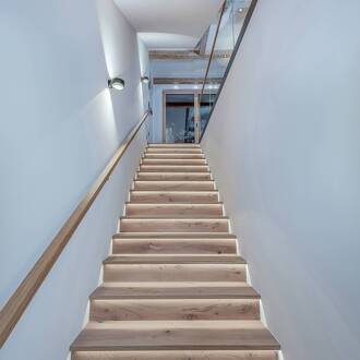 Puk Maxx Wall+ LED, heldere lenzen, mat chroom mat chroom, helder