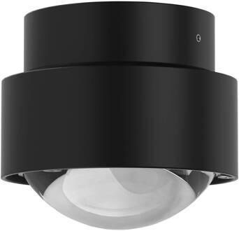 Puk Mini Move LED, heldere lens, zwart mat/chroom matzwart, chroom, transparant