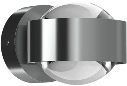 Puk Mini Wand LED 2x8W Lenzen helder, mat chroom mat chroom, helder