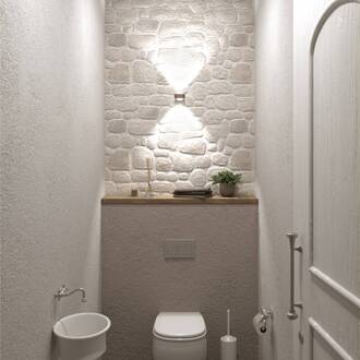 Puk Mini Wand LED 2x8W lenzen helder, mat nikkel mat nikkel, helder