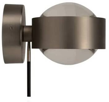 Puk Wandlamp Mini Plus, chroom, glas, draaibaar