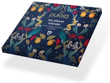 Pukka Adventskalender biologische thee - 1x 24 stuks - 24 zakje