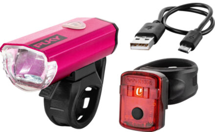 Puky ® LED koplamp LUMI roze Roze/lichtroze