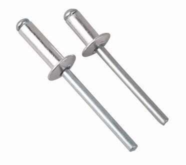 Pull Nagels Tool Ronde Hoofd Bevestiging Accessoires, M4 50 Pcs Aluminium Blind Klinknagel
