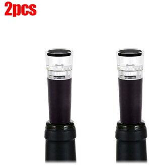 Pull-Out Vacuüm Fles Stop Rode Wijnfles Stop Champagne Flessenstop Afdichting Flessenstop 2stk