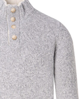 Pull over half zip - maat 56 Grijs