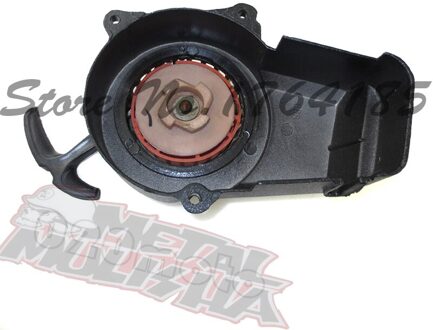 Pull starter Aluminium voor 2 takt 47cc 49cc luchtgekoelde mini pocket bike ATV crossmotor onderdelen