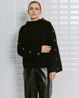 Pullover 00001520 wblines - maat M Zwart