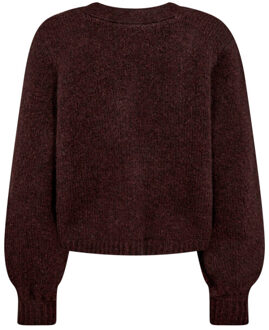 Pullover 32127 cozy Bordeaux - L